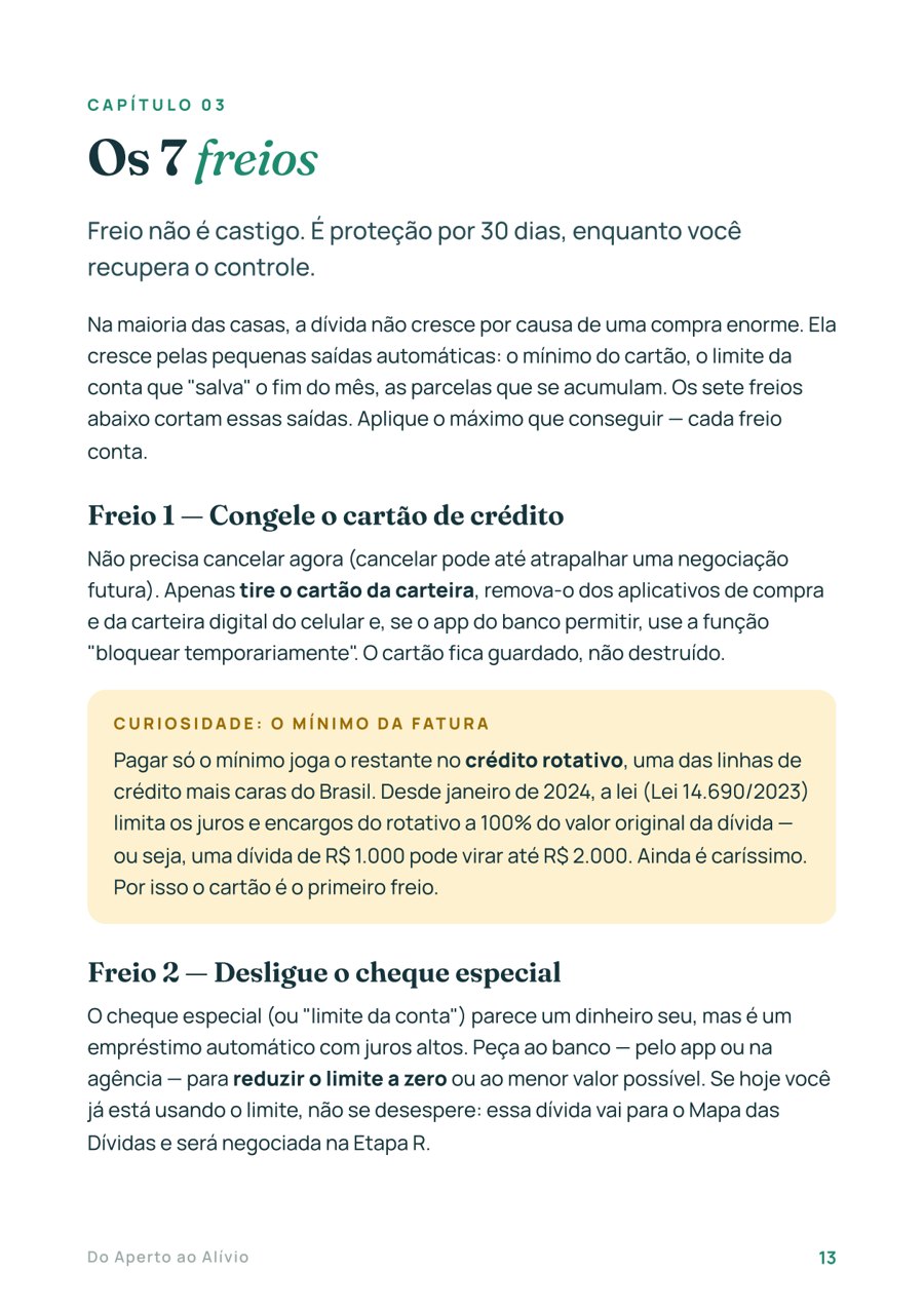 Página: os 7 freios